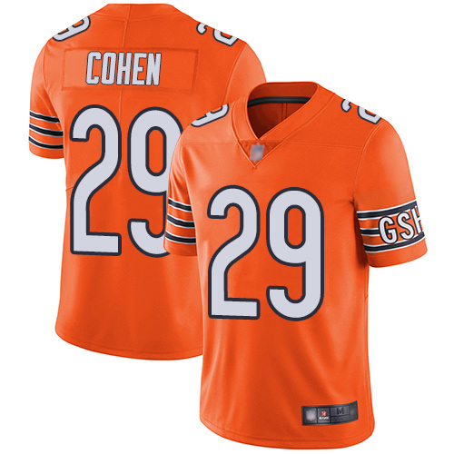 Chicago Bears Limited Orange Men Tarik Cohen Alternate Jersey NFL Football 29 Vapor Untouchable